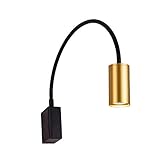 Lámpara de Pared Moderna, diseño geométrico semicircular, decoración Interior, Aplique de Pared para Estudio, mesita de Noche, Pasillo, Sala de Estar, Estilo nórdico Creativo, Dorado.