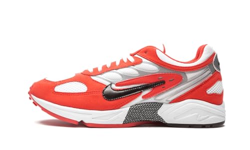 Nike Air Ghost Racer, Zapatillas Para Correr Hombre, Track Red Black White Metallic Silver, 40 Eu