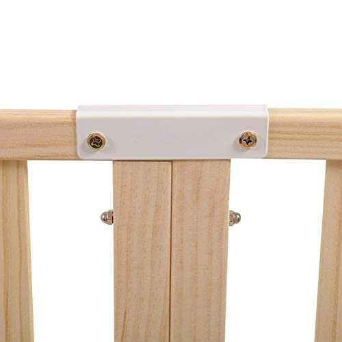 QIANDA Sponda Barriera Letto di Legno Extra Alto e...