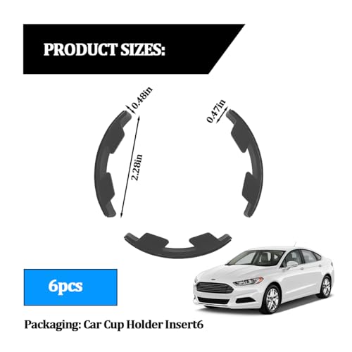 Limitador para portavasos de auto BESULEN 6 piezas miniatura 2