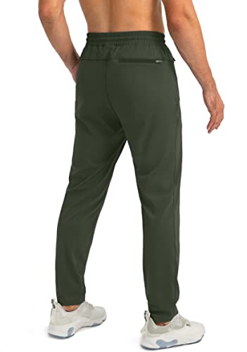G Gradual Men's Sweatpants with Zipper Pockets Tapered Joggers for Men Athletic Pants for Workout, Jogging, Running