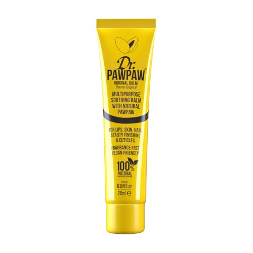 Dr. PawPaw Original Natural Lip Balm | Multipurpose Moisturizer for Lips, Skin & Hair | Hydrating, Nourishing & Vegan | Soothes Dry, Chapped Lips | 25ml