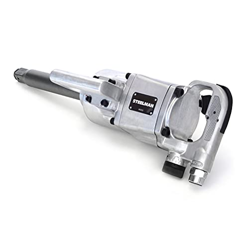 STEELMAN 60355 1-Inch Drive 1,900 ft-lb Heavy Duty Air-Powered Impact Wrench with 6-Inch Extended Anvil
