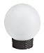 Britta Products Solar Garden Globe LED Centerpiece Table Light, Rattan Base