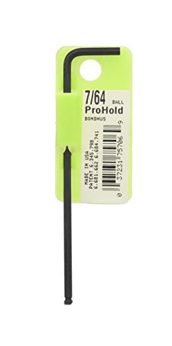 BONDHUS 六角レンチ プロホールド® 7/64インチ 黒染め加工 PBL7/64 No.75706