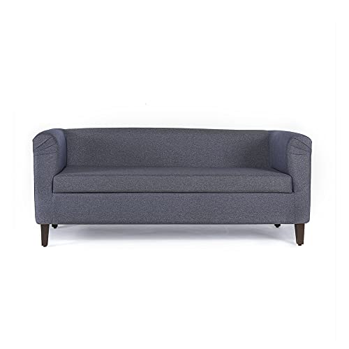 Image of Wakefit Sofa Set | 3 Year Warranty | Sofa 6 Seater, 6 Seater Sofa for Living Room, Wooden Sofa Set, Sofa Set 3+2+1 Seater - Miami(Omega : Blue)