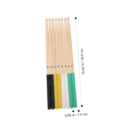 Baquetas de Madera Maple 4 pares Práctica Antideslizante miniatura 4