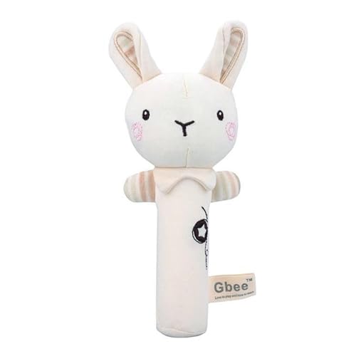 Shinse がらがら ぬいぐるみ 赤ちゃん おもちゃ ラトル りんりんスティック 可愛い 布のおもちゃ 3ヶ月から オーガニックコットン 人気 出産祝い 知育玩具 新生児 子供 ベビー 0 1 2 3歳 乳幼児 女の子 男の子 出産祝い 誕生日 クリスマ