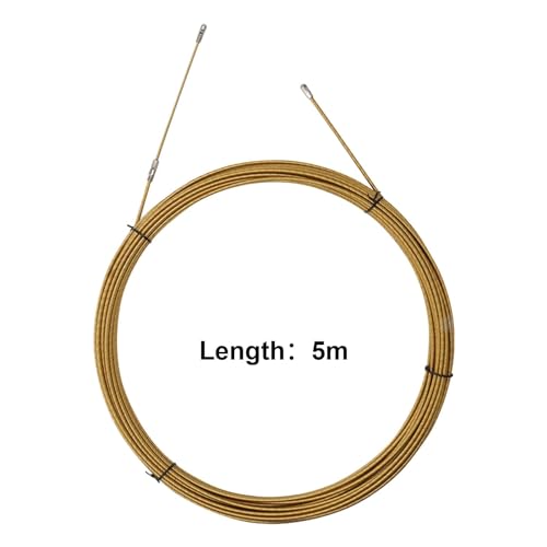 Image of Wire Lead Threading Device Cable Puller for Floor Conduit Ceiling Electrical|Electrical Wire Threading Device - 3-Layer Spring Steel Cable Puller - Universal Wire Insertion Tool for PVC