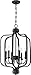 Craftmade 50536-FB Bolden White Frost Glass Shade Pendant, 6-Light 360 Watts, Flat Black