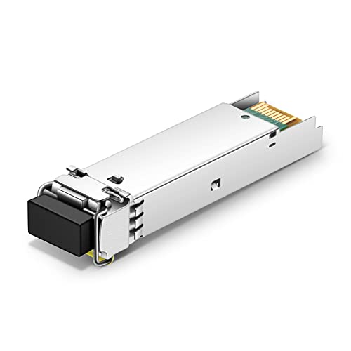 Image of Generic Compatible Gigabit SFP Module, 1000Base-ZX LC 1550nm, 80km Mini-GBIC Single Mode SFP Transceiver for Open switches