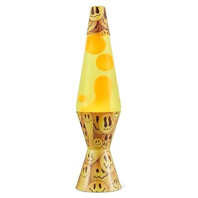 Lava® Lamp - 14.5" Grinning Globs - The Original Motion Light - Yellow Wax and Orange Liquid - Item #2094 (Amazon Exclusive)