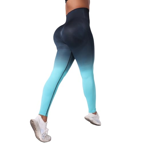 Legging de course moulant WWricotta legging sport taille haute femme sans couture