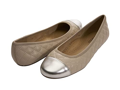 Image of VANELi Womens Serene Quilted Slip On Ballet Flats Casual