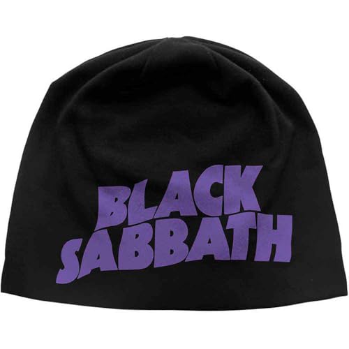 Bonnet en jersey Black Sabbath noir XL avec logo musique rock alternatif