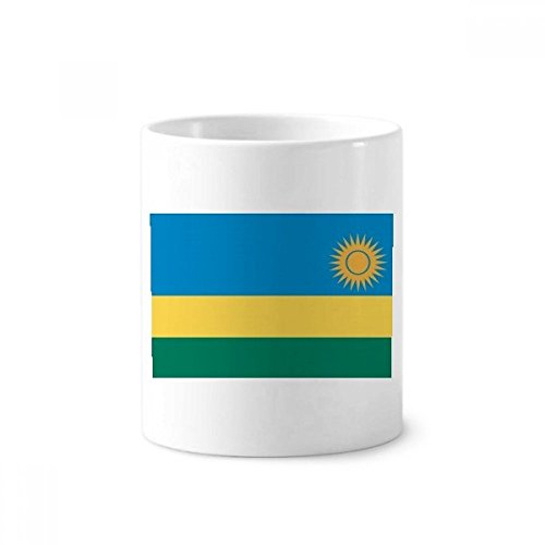 Porte-brosse à dents Rwanda coupe en céramique 350ml pour cadeau thématique Afrique