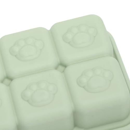 Cubetera de silicona con diseño de huella de gato y tapa miniatura 7