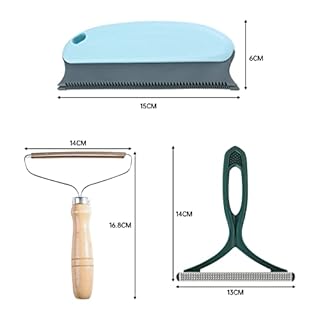 Fusselrasierer Tierhaarentferner, 5 Stück Tragbarer Fusselentferner, Magische Pfoten, Katzenhaarentferner Fusselbürste Kleiderbürste Sweater Woven Coat, Teppich, Strick, tierhaar, Grün