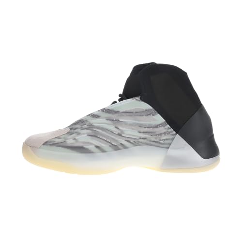 Image of adidas Yeezy Quantum Lace-Up Sneakers- Knitted Elastic Collar, Mesh Upper with RPU Cage, Boost Cushioning - Yeezy Shoes