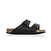 Birkenstock Sandale Arizona, Superlauf, Birko-Flor, schwarz, normal, Größe 43 1018222-43 (Pantolette Schuh Halbschuh Latsche Zweischnaller Berufsschuh Schuhe Birki Arizona Slipper Pantoffel)