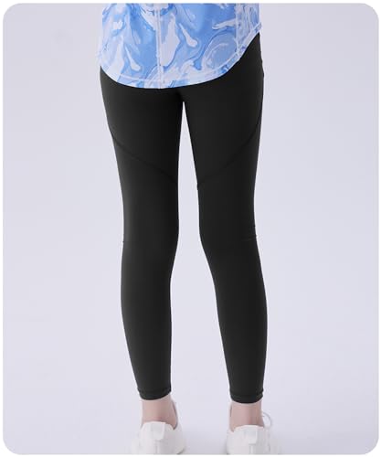 Girls Classic Leggings Lightweight Breathable Cool&Smooth Touch Summer Athletic Pants for Girls UPF50+ Sun Protection3