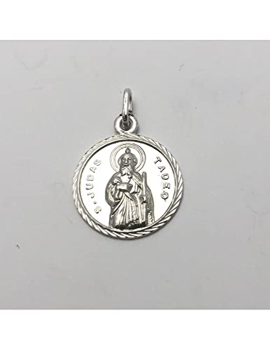 Medaglia ciondolo San Giudas Tadeo argento