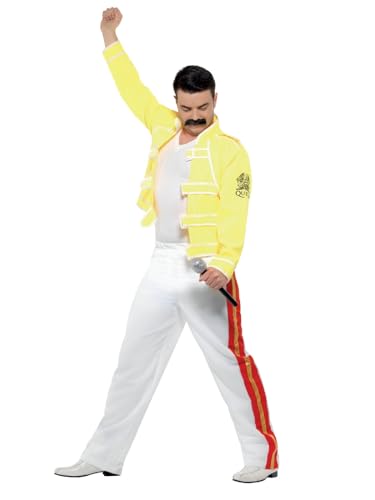 Costume Freddie Mercury Queen pour chanter sur scène à Halloween