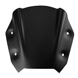 Deflector Viento para NX500 2024 2025 para NX-500 para NV 500 Visera Deportiva Parabrisas Motocicleta Deflector Negro Mate Pantalla Moto Antiviento(Matt Black)