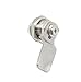 MS705-27 Stainless Steel T-Type Rotary Cylindrical Lock Cylinder Engineering Lock Industrial Equipment Cabinet Door Handle Lock 1Pcs