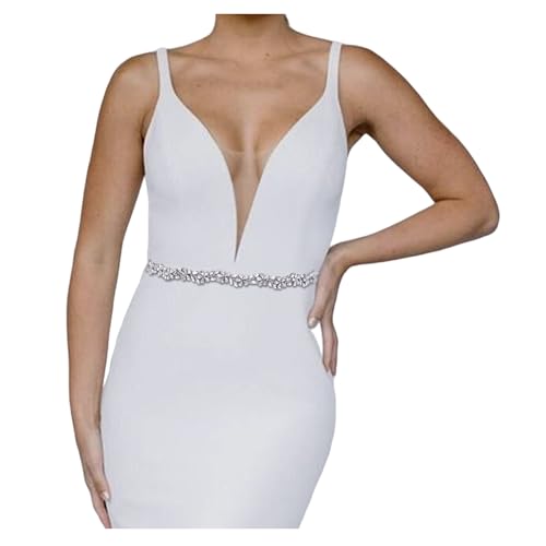 Bridal Belt with Rhinestones Wedding Dress Belt Rhinestones Handmade Bride Bridesmaids Sash