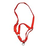 MotiveTech Halfter Zum Trainieren von Pferden, Reittrainingsausrüstung, Multifunktionale Geschenke, Zubehör, Maulkorb für Die Leine für Vieh für Die Ranch, M