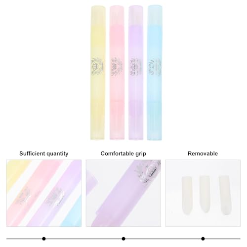 Bolígrafo removedor de esmalte de uñas corrector para limpieza de manicura gel, pack de 8 3