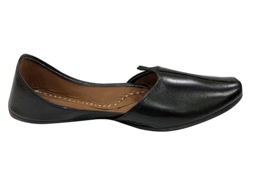 Shoe Bazar Punjabi Mojaris Mens Leather Jutti Wedding Khussa for Groom Traditional Indian Footwear Ethnic Peshawari Loafers4