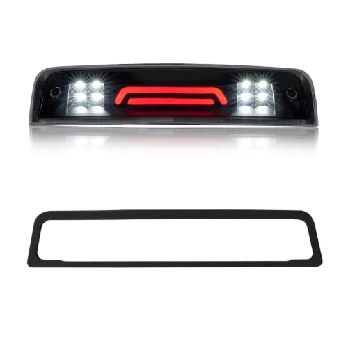 Image of Third 3rd Brake Light LED for 2009-2017 Dodge Ram 1500 2500 3500 | High Mount Rear Brake Lights Assembly for 09-17 Ram 1500 / 10-17 Ram 2500 3500, Waterproof Center Cab Lamp Cargo Stop Light
