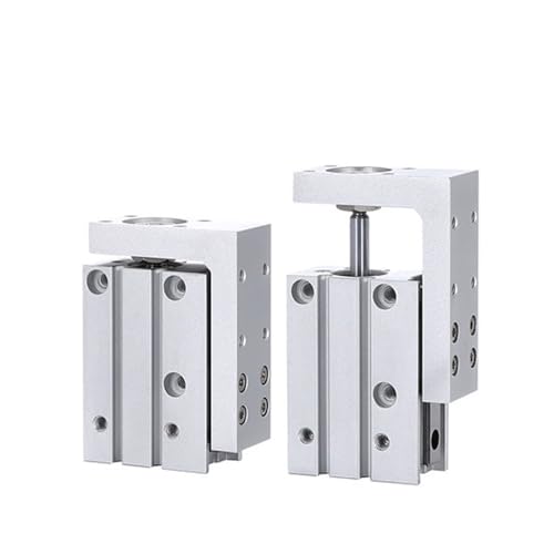 Cylindre avec tige de guidage linéaire latérale MXH pour un alignement pneumatique rigide