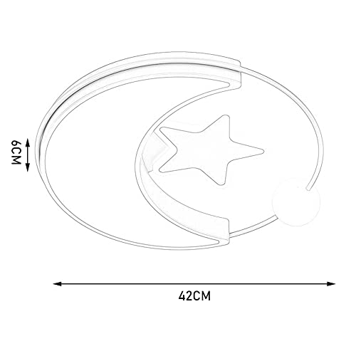 Plafonnier Lustre moderne à éclairage LED uniforme en anneau pour optimiser l'espace - 4