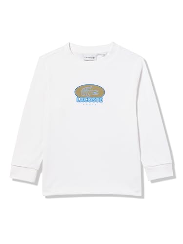 Lacoste Boys' Long Sleeved Badge Print T-Shirt