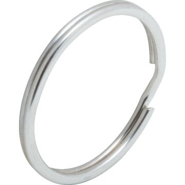 Lucky LineNickel Plated Tempered Steel Split Key Ring, Pack of 10 (7840010)