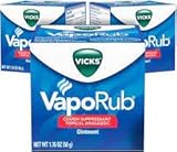 Vicks Vaporub Topical Cough Suppressant Ointment 3.53 Oz (Pack of 2)