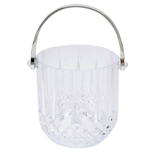 Vintage Cooler Ice Bucket Chilling Tub Transparent Cooler Beer Bottle Drink Cooler Beverage Chiller Bin Basket Holder Glass Containers