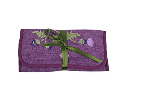 Jewelry Roll in a Glencoe Thistle Design