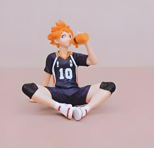 Image of Premium Action Figures Collectible for Office Desk, Study Table, Car Dashboard, Decoration for Anime Lovers, Fans, Kids, Collectors (Haikyu Sitting)