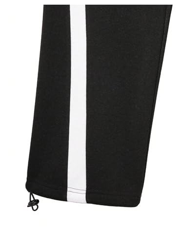 Men's 2 Piece Sweat Set Long Sleeve Letter Graphic Sweatshirts and Drawstring Waist Baggy Sweatpants4