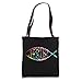 Ichthys Hippie Rainbow Tie Dye Jesus Fish Tote Bag