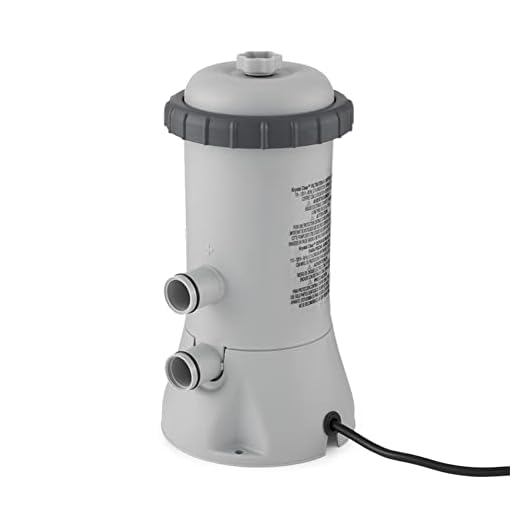 INTEX 28603EG C530 Krystal Clear Cartridge Filter Pump for Above Ground Pools: 530 GPH Pump Flow Rate – Improved Circulation and Filtration – Easy Installation – Improved Water Clarity – Easy-to-Clean