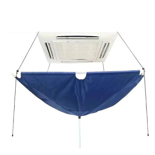 Housse de nettoyage pour climatiseur de plafond sac étanche de protection avec vidange