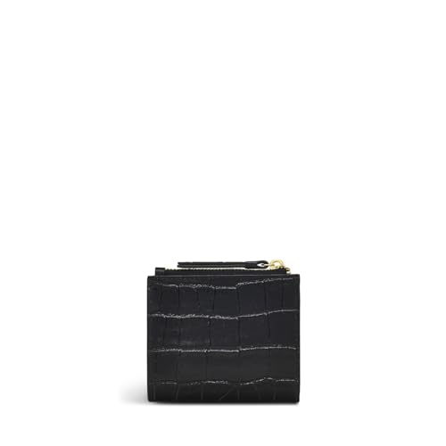 Radley London Chancery Row Small Bifold Purse for Women, in Faux Crocodile Leather, Black, Chancery Row2