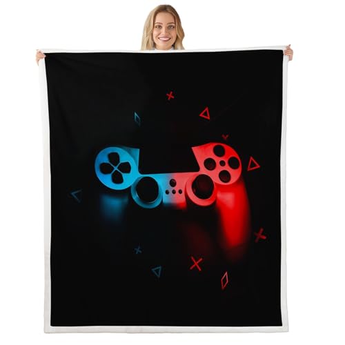 Teen Gaming Throw Blanket Gamer Gift for Boys Bed Blanket Kids Girls Young Man Video Games...