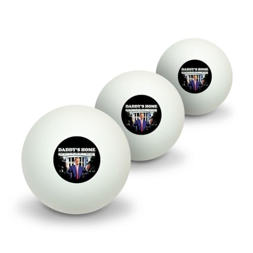 GRAPHICS & MORE Trump's White House Novelty Table Tennis Ping Pong Ball 3 Pack