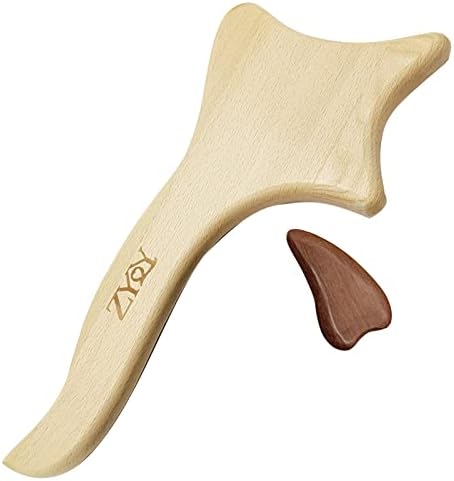 Wooden Massage Tools Set for Whole Body – Professional Wood Fascia Massage Trigger Points Acupuncture Tools for Muscle Relaxation and Lymphatic Drainage